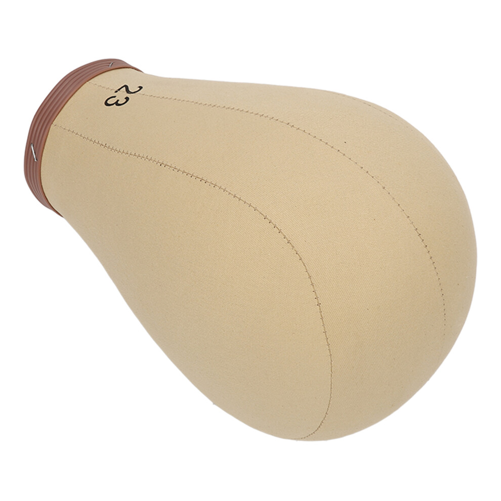 23in Cork Canvas Block Head with Stand for Wig Hairdressing Making