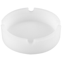 Silicone Ashtray Sets, Portable Luminous White Glow in Dark Ashtray, Food Grade Eco-Friendly Unbreakable Sturdy Tray for Indoors Outdoors