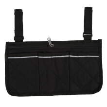 Compagno versatile per sedia a rotelle, design regolabile con molteplici tasche per una maggiore accessibilità, pongee in poliestere leggero e
