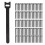 Versatile Usage Cable Organizer, 100Pcs Reusable Polyester Fabric Adjustable Cord Straps For Data And Headphone Cables, Hook And Loop Material Self-Gr 1