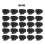 Versatile Usage Cable Organizer, 100Pcs Reusable Polyester Fabric Adjustable Cord Straps For Data And Headphone Cables, Hook And Loop Material Self-Gr 7
