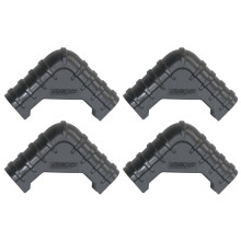 Small & Lightweight Chair Leg Covers Scratch-Free Floor Protectors 4 Pcs