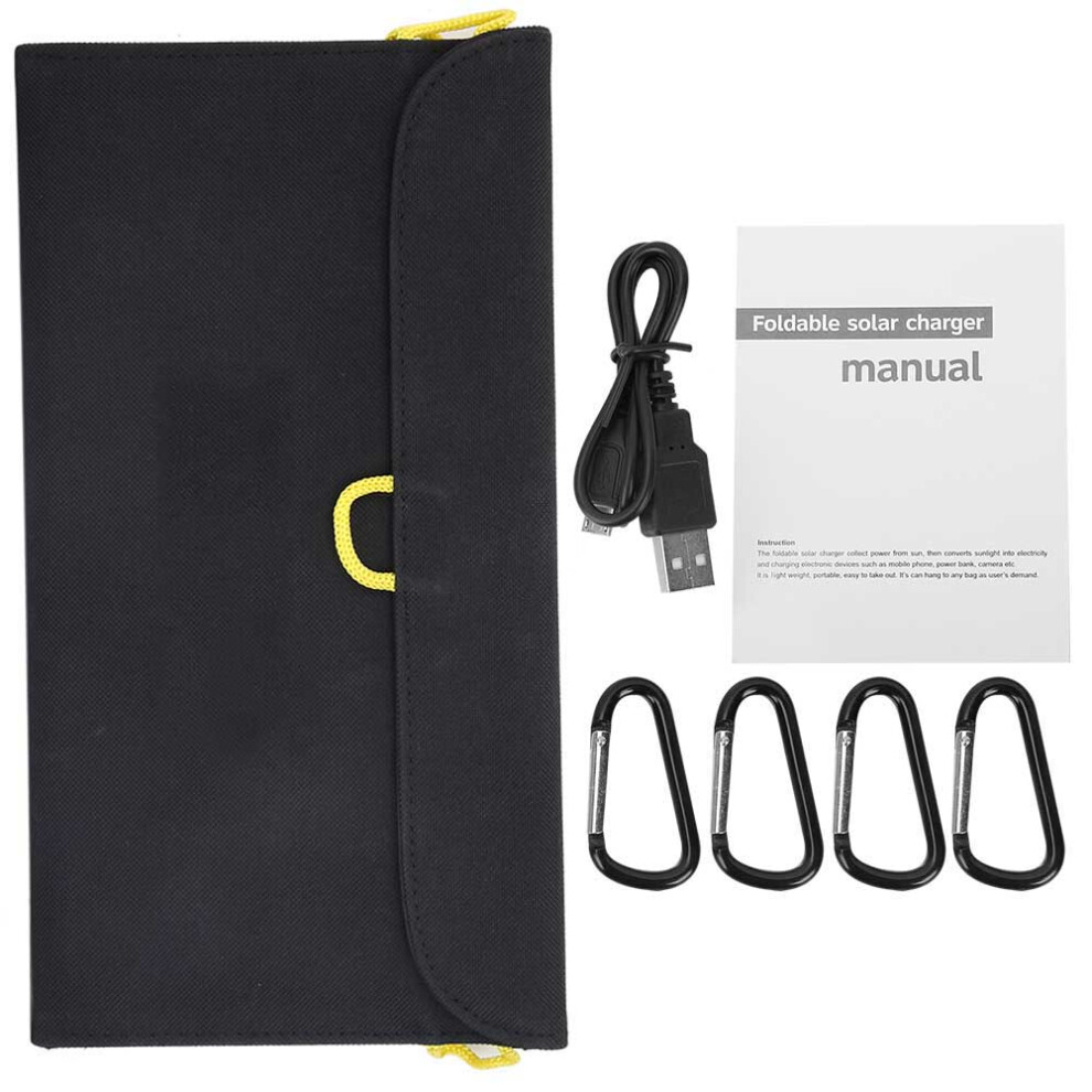 Foldable Monocrystalline Solar Panel, Portable Solar Panel Charger, High Efficiency Panel, Adjustable Kickstand, Waterproof, Smart Ic Chip Technology, 9463374978367