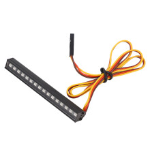 RC Bar Dach LED-Lampen-Kit 16LED RGB für 1/18 RC Autos, Schwarz