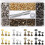 Assorted Leather Rivets Kit, Wide Application Double Cap Rivets With Easy-to-use Setting Tool Kit, For Repair And Creative Crafting 1