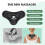 Transcutaneous Electronic Nerve Stimulator, Portable Size Black Intelligent Wireless Operation Pain Relief Device For Multi-functional Massage, 2