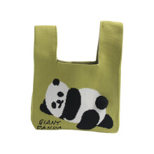 Sac à main élégant pour femmes, sacs tricotés à-Marron matcha