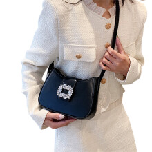 Fashion forward Bag Fashionable Underarm Bag PU Bag Must-Black