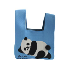 Sac à main tendance pour femmes, sacs à bracelet, Mini-Bleu