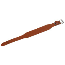 Leather Power Lifting Belt Men Women 1 Layer Double Prong Back Support M
