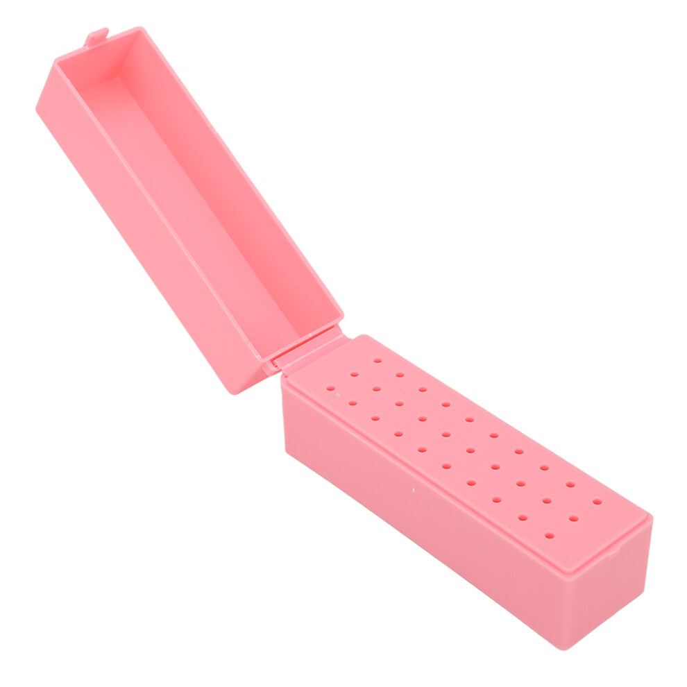 Acrylic Nail Drill Bits Holder Dustproof Cover, Space Saving Manicure Tool