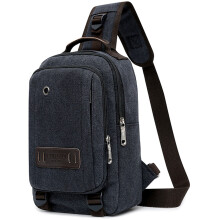 Sac à bandoulière compact et léger pour hommes,-gris foncé