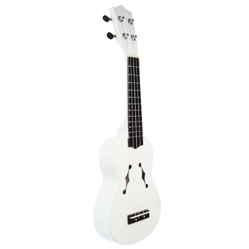 1Set Ukulele Per Bambini Mini in Legno Bianco Strumento Musicale