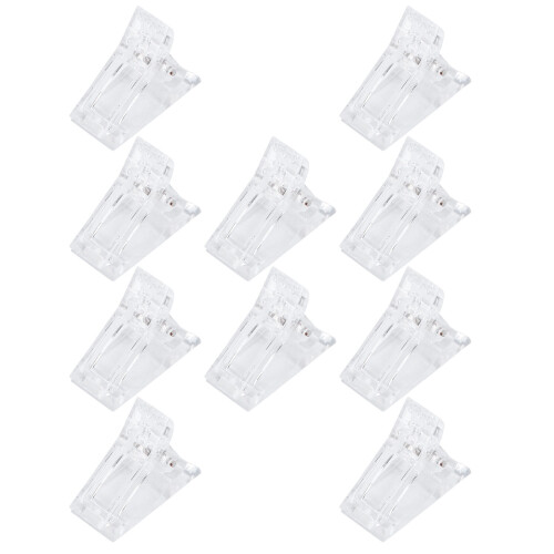 50Pièces Clips Transparent Pour Usage Pro Et Personnel