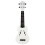1Set Ukulele Per Bambini Mini in Legno Bianco Strumento Musicale 8