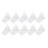 50Pièces Clips Transparent Pour Usage Pro Et Personnel 5