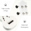 1Set Ukulele Per Bambini Mini in Legno Bianco Strumento Musicale 6