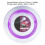0.72mm Nylon Badminton String 200m Purple BX 650 Training Line 2