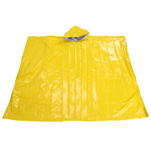Ponchos de chuva reutilizáveis para adultos, em material EVA resistente à água, com capuz ajustável por cordão, ideais para emergências,
