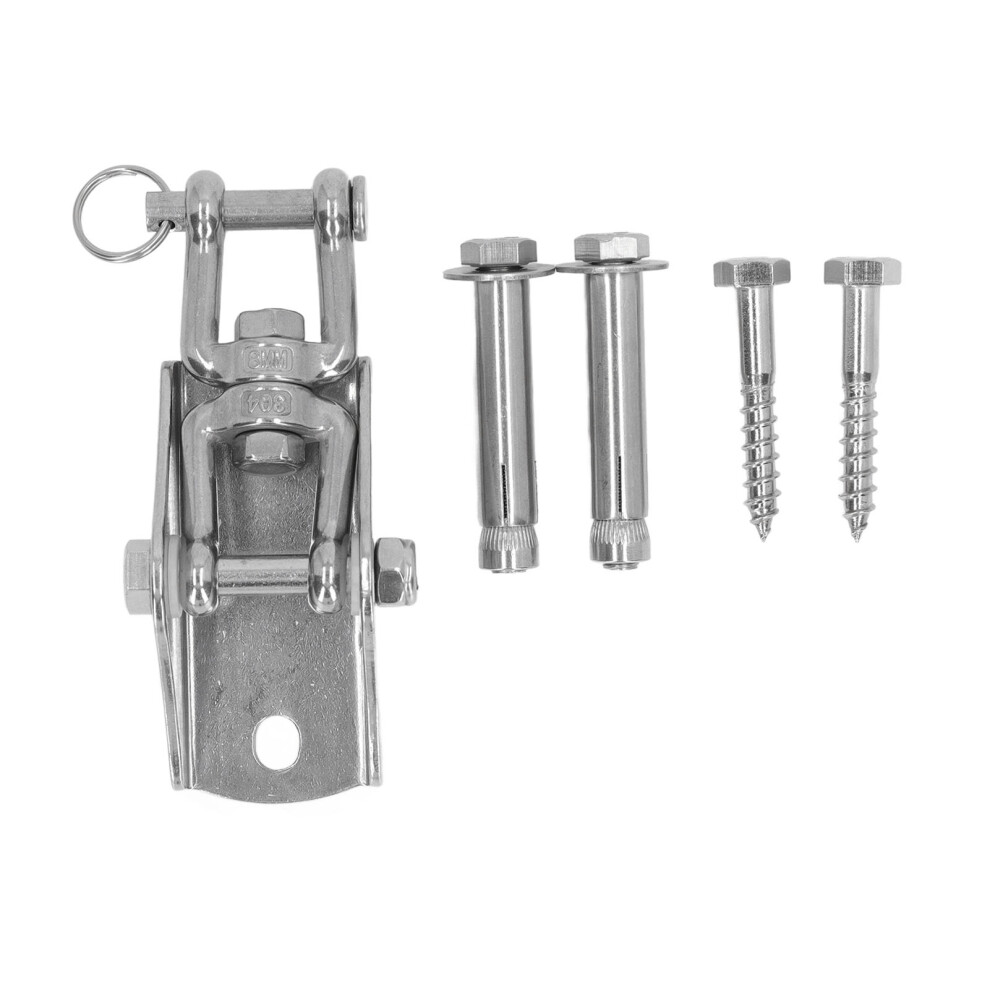 Stainless Steel Swing Hanger Heavy Duty Hook Hardware For Punching Bag Hammock Chair With 360 Degree Rotation Ceiling Mount Durable Construction Wide 9463374979180