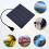 Mini Solar Panel For Emergency, Eco-Friendly Monocrystalline Silicon Panel With Waterproof Design And USB Output Interface 6