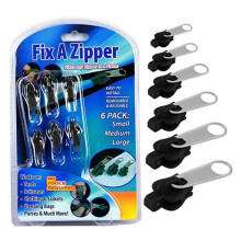 Kit de reparación de cremalleras Zipper Lifeline, de alta calidad, fabricado en Estados Unidos desde 1993, para cremalleras de dientes de plástico,