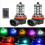 Λαμπτήρες LED RGB πολλαπλών χρωμάτων για διακόσμηση πάρτι, εξαιρετικά μεγάλης 5