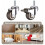 Κομψός σχεδιασμός συναντά τη λειτουργικότητα, περιστρεφόμενοι τροχοί 360 μοιρών 3