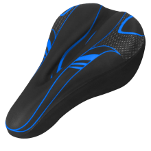 Comoda sella per cyclette, spessa imbottitura in gel morbido antiscivolo, tessuto Lycra traspirante, rivestimento impermeabile per lezioni di