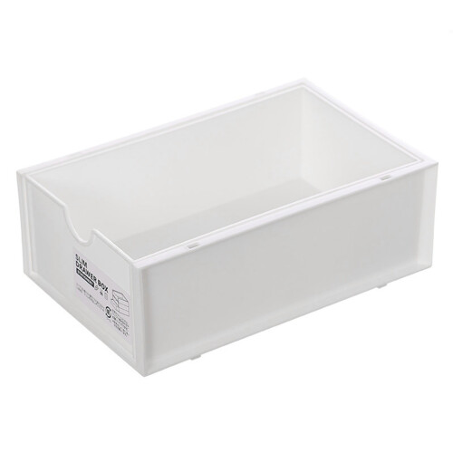 Plastic Desk Storage Box with Drawer, White, 150g, Organizer 1