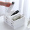 Plastic Desk Storage Box with Drawer, White, 150g, Organizer 4