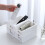 Plastic Desk Storage Box with Drawer, White, 150g, Organizer 8
