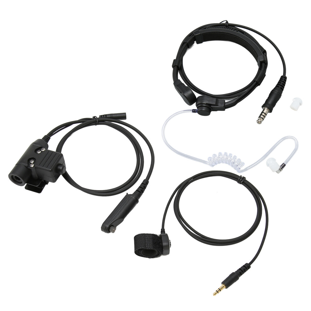 Throat Mic Headset With Ptt Adapter For Baofeng Uv-9R, Uv-9R Plus & Bf-9700 8771370548721