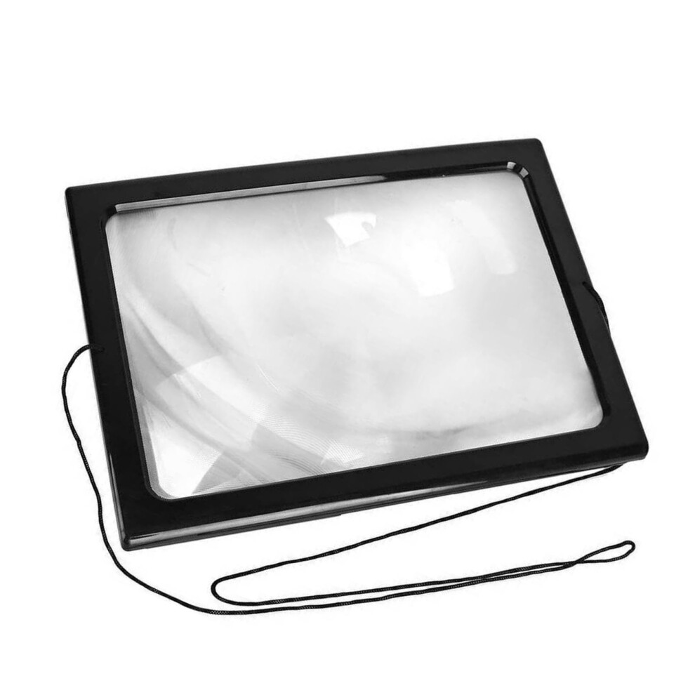 3-fache Lupe, LED-Licht, A4-Vollseitenlupe,
