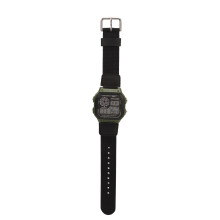 Canvas Strap Sportuhr: Schwarz, bis zu 30M wasserdicht, leuchtend & langlebig