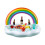 Inflatable Rainbow Cloud Drink Holder, Vibrant Design For Unforgettable Pool Float Party Accessories 7
