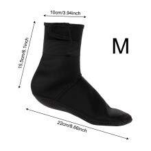 Neoprene Water Socks Skin-Friendly Reusable Dive Footwear Anti-Slip Beach Booties Premium Material Protection Durable Comfort for Swimming Surfing Sno