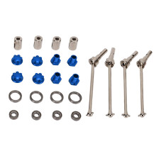 Drive Shaft Kit For Rc Cars Steel Metal Material Large Angle Cvd Upgrades Parts With Joint Cup Rust Proof Wear Resistant High Load Capacity Adjustable