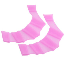 Silikon Schwimm-Handschellen Flossen Handschuhe | Lila (Erwachsene Männer)