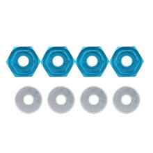Aluminum Alloy Wheel Nut Set, Hub Hex Adapter Lightweight High Performance Upgrade Parts For Rc Car Precision Manufactured Extended Hub Durable Materi
