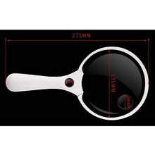 High Power Magnifying Glass, Crystal-Clear Magnification Ergonomic Handle LED Lighted Magnifier For Researchers Professionals