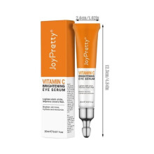 Oogcrème voor fijne lijntjes, hydraterende formule met vitamine C, anti-aging oogcrème voor het verminderen van donkere kringen, niet-vette