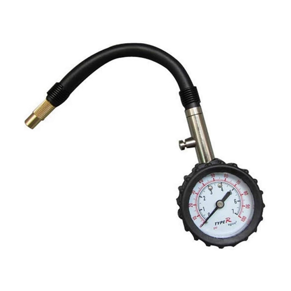 Reliable Gauge With Extended Tip And 360-Degree Rotating Chuck, Ideal For Quick And Accurate Tire Pressure Checks 9173940352155