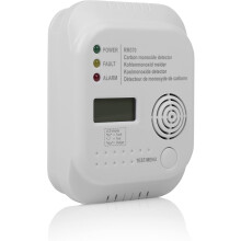 Digitaler Kohlenmonoxidmelder mit austauschbarer Batterie, tragbares Design für Reisen und Zuhause, digitales LCD-Display mit intuitiven LED-Anzeigen