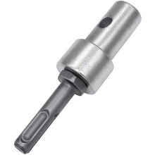 Adaptateur à tige ronde pour forage à la tarière, mandrin de perçage sans clé avec tête de conversion pour perceuse électrique et visseuse à