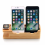 Βάση φόρτισης από μπαμπού για Apple Watch & iPhone, εύχρηστη και συμπαγής οργάνωση με 5