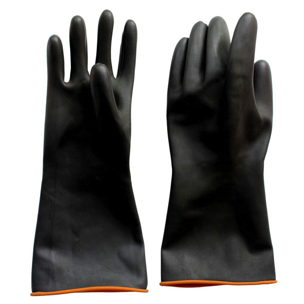 Natural Rubber Gloves, Comfort And Flexibility, Wide Application Range Including Heavy Industry, Fishing, Chemistry, Size 35Cm 9433291655153