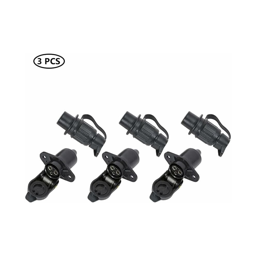 Pin Trailer Tow, Hitch Harness Receptacle, Motorhome Power Cord Socket, Copper-Zinc Alloy Connector Ensuring Long Service Life, Easy Connection For 9405630208559
