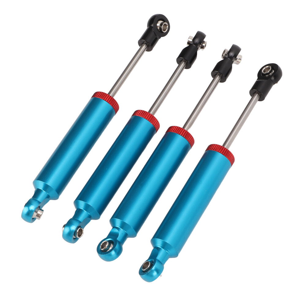 4Pcs Aluminum Alloy Oil Shock Absorbers For 1/10 Rc Climbing Car, 110Mm Blue 9381375739612