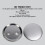 100 Sets Blanko-Button-Abzeichen-Teile-Set DIY für 1